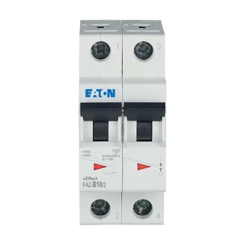 FAZ-B10/2 Wyłącznik nadprądowy 2P B 10A 15kA AC FAZ 278730