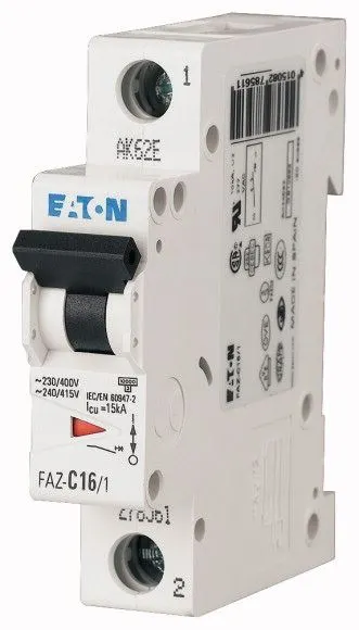FAZ C4/1 Wyłącznik nadprądowy 1P C 4A 15kA AC 278553