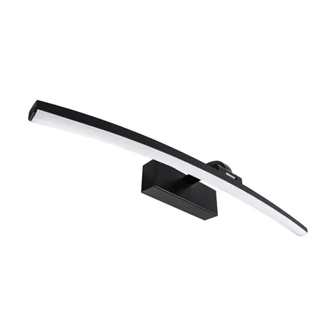 Kinket nad lustro w łazience MAMBA LED 12W czarna 4000K