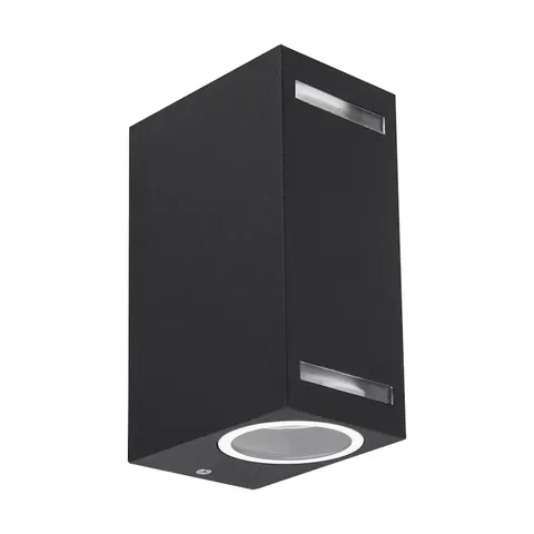 FOREST 2xGU10 BLACK D IP54 oprawa hermetyczna