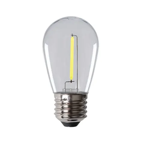 Żarówka Led kulka do girland ST45 LED 0,9W E27-GR barwa zielona 75Lm