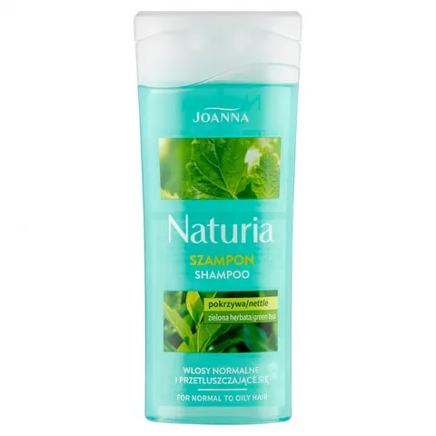 JOANNA NATURIA Szampon do włosów POKRZYWA & ZIELONA HERBATA, 100 ml