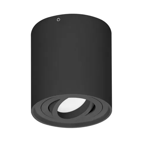 CAROLIN DLR GU10 downlight max 35W, IP20, okrągły, czarny