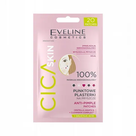 EVELINE Plastry na wypryski Punktowe CICA SKIN 20 szt, 1 op