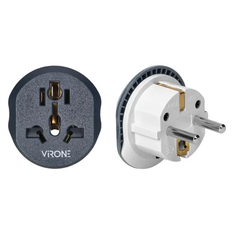 Adapter podróżny EU 230V 13A wtyczka europejska (typ E/F)