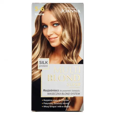 JOANNA MULTI BLOND SUPER Rozjaśniacz do pasemek i balejażu 5-6 tonów