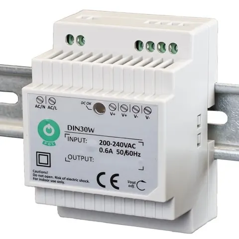 Zasilacz modułowy 24VDC/1,25A 30W plastic na szynę TH; DIN30W24, POS