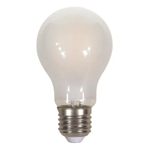 7W A60 Żarówka LED Filament / Klosz: mleczny / Barwa:6400K / Trzonek:E27