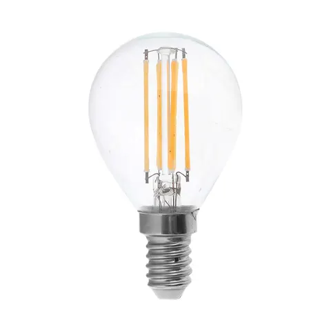 4W P45 Żarówka LED Filament / Klosz Transparentny /Barwa:3000K / Trzonek:E14