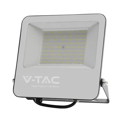Naświetlacz LED 150W 24000lm 160lm/W AVANO 160, barwa światła neutralna biel 4000K, obudowa czarna IP65, 5 lat gwarancji; 23702 V-TAC