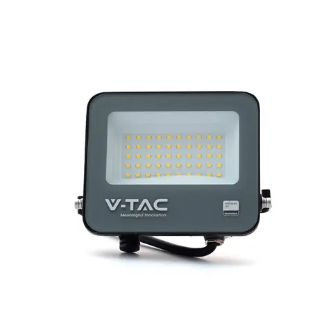 Naświetlacz LED 30W 4050lm URBIN 120, barwa światła neutralna biel 4000K, obudowa IP65 czarna z przewodem 1m, Chip Samsung; 23197 V-TAC