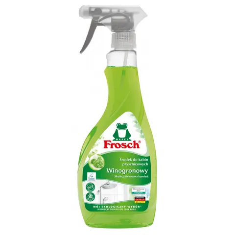 FROSCH Płyn do łazienki, kabin prysznicowych WINOGRONOWY, 500 ml