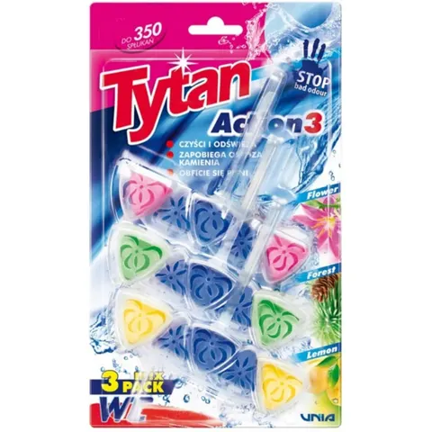 TYTAN Zawieszka do WC 3X40g MIX, 1 op