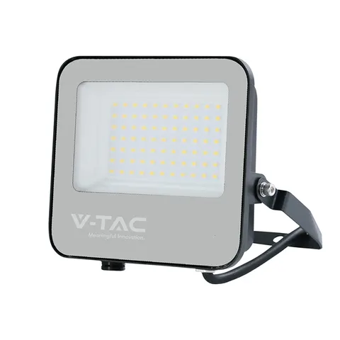 Naświetlacz LED 50W 9250lm 185lm/W, barwa neutralna biel 4000K, obudowa IP65 czarna, 5 lat gwar, VENTO 185; 9892-5 V-TAC