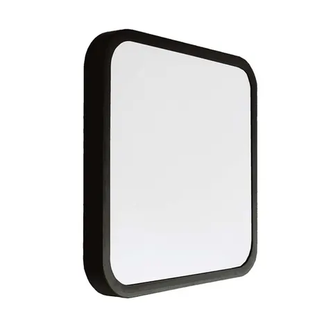 18W Plafon LED z mikrofalowym czujnikiem ruchu / SAMSUNG / Średnica: 225mm / Barwa:4000K / Klosz: Kwadratowy mleczny czarna ramka / IP44