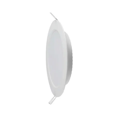 18W Panel LED Podtynkowy / Barwa:6500K / Okrągła / Biały