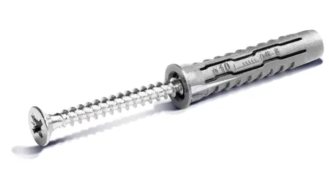UNIPLUG Kołek uniwersalny 6x30 mm z wkrętem 4,5x40 mm