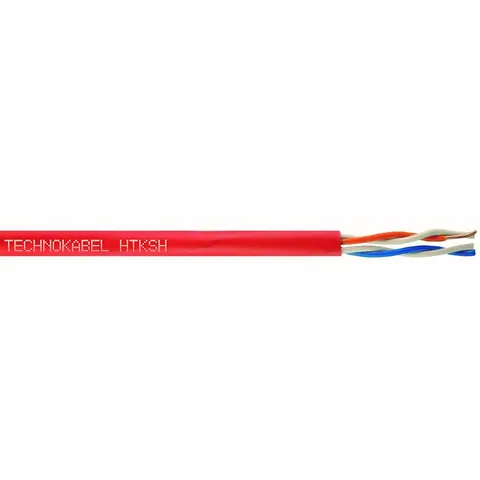 Kabel telekomunikacyjny ognioodporny HTKSH2x2x0,8, czerwony; 0019 002 23 TECHNOKABEL
