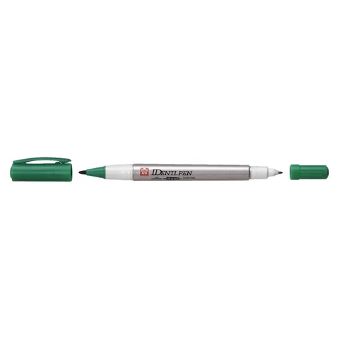 Marker IDenti-Pen Dual Point zielony, Sakura