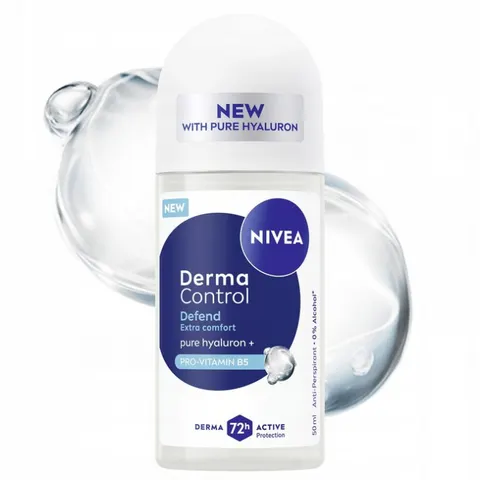 NIVEA Antyperspirant damski w kulce DERMA DEFEN, 50 ml