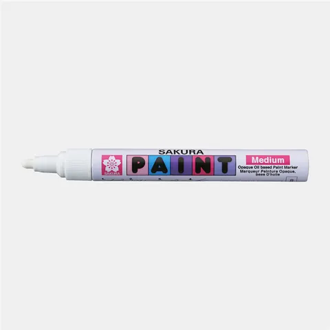 Marker Paint ze średnią białą końcówką, Sakura