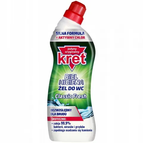KRET Żel dezynfekujący do WC CLASSIC FRESH, 750 ml