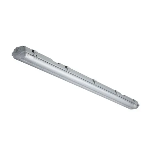Oprawa hermetyczna LED T8 2x120cm złożona ze świetlówkami 2x18W 2x1825lm, barwa światła neutralna biel 4000K, obudowa IP54, ORO CELTIS T8 LED 2x120; ORO33560 LED-POL