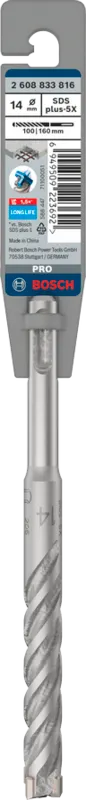Wiertło Professional SDS plus-5X 14x100x160mm, Long Life; 2.608.833.816 BOSCH