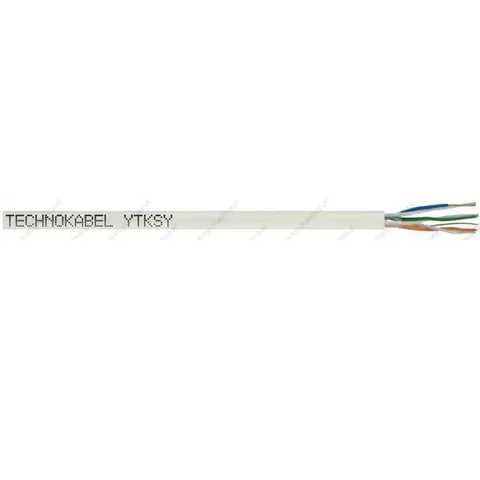 Kabel telekomunikacyjny YTKSYekw 2x2x0,8 ekranowany klasa Eca; 0415 023 01 TECHNOKABEL