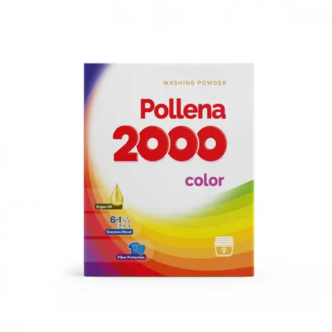 POLLENA 2000 Proszek do prania KOLOR 9 prań, 500 g