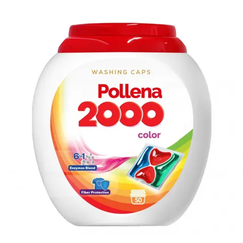 POLLENA 2000 Kapsułki do prania KOLOR 50 szt, 1 op