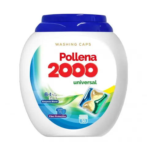 POLLENA 2000 Kapsułki do prania UNIWERSALNE 50 szt, 1 op