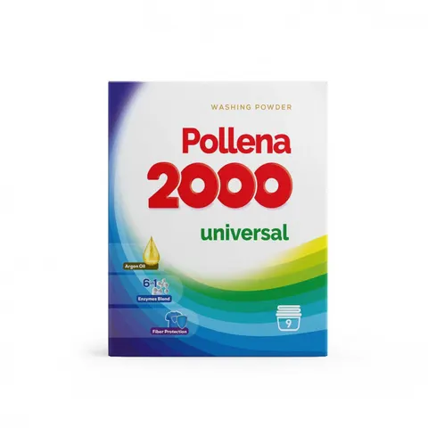 POLLENA 2000 Proszek do prania UNIWERSALNY 9 prań, 500 g