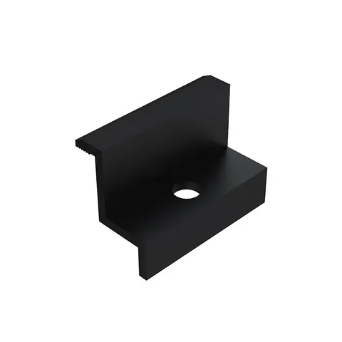 BUF30L boczny uchwyt panela h=30mm (klema końcowa) czarny