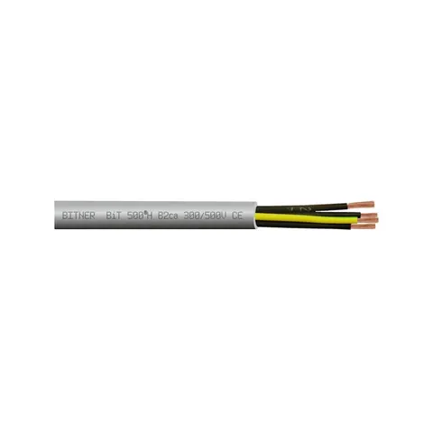 Przewód sterowniczy bezhalogenowy BiT 500 H 2x0,75 300/500V B2ca, szpula; H52323 BITNER