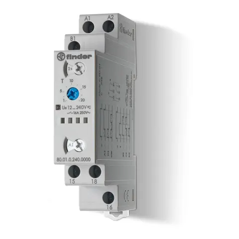 Przekaźnik czasowy wielofunkcyjny 1CO 16A 12-240V AC/DC