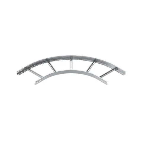 Łuk drabinki 90 stopni szerokość 300mm wysokość 45mm, grubość blachy 2,0mm, LDC300H45 N; 446930 BAKS