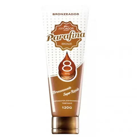 PARAFINA BRONZE - krem do opalania PRZYSPIESZAJĄCY OPALENIZNĘ SPF 8, 120 g