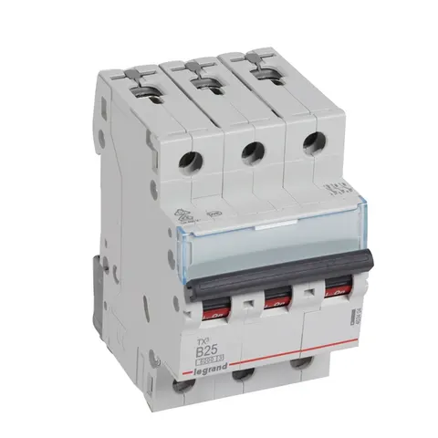 Wyłącznik nadprądowy 3P B 25A 6kA 400VAC S303 TX3; 403404 LEGRAND