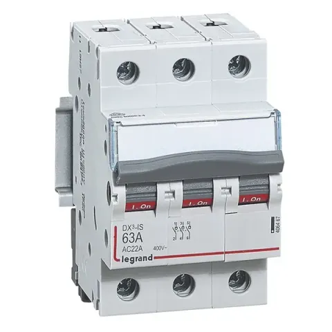 Rozłącznik izolacyjny modułowy 63A 3P 400VAC FR303; 406467 LEGRAND