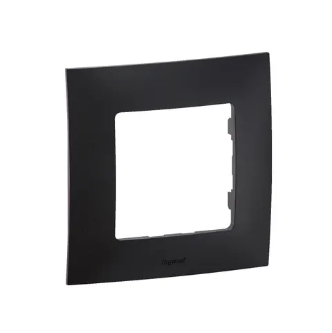 NOWE NILOE Ramka pojedyncza czarna; NP111BK LEGRAND