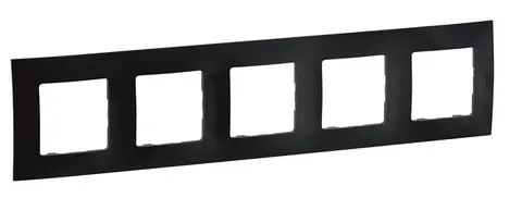 NOWE NILOE Ramka pięciokrotna czarna; NP115BK LEGRAND