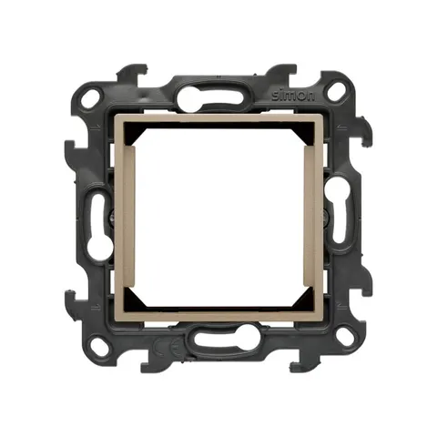 SIMON 24 Adapter (przejściówka) na osprzęt standardu 45 × 45 mm; szampański mat