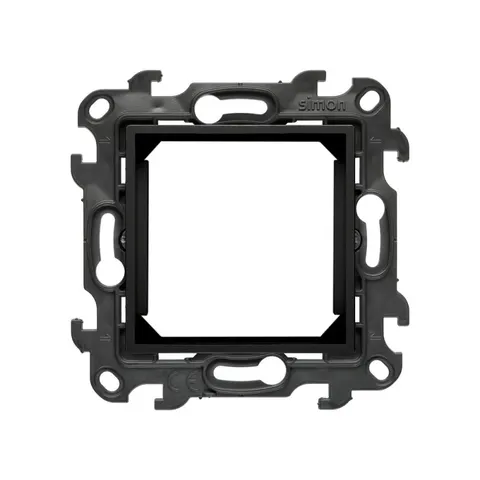 SIMON 24 Adapter (przejściówka) na osprzęt standardu 45 × 45 mm; czarny mat