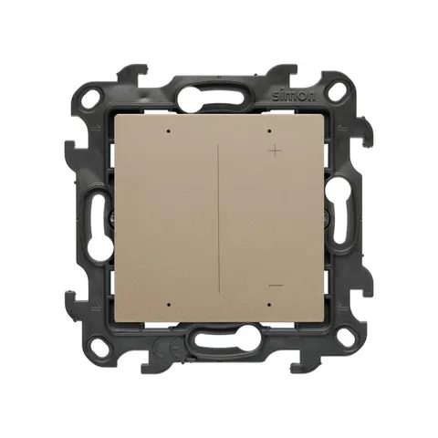 SIMON 24 Ściemniacz do LED ściemnialnych, klawiszowy, 15-200 W, 230 V (moduł); szampański mat
