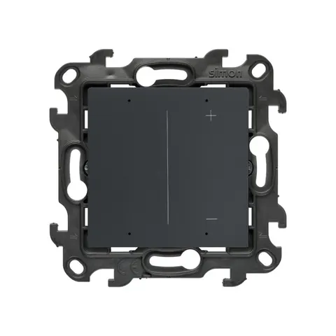 SIMON 24 Ściemniacz do LED ściemnialnych, klawiszowy, 15-200 W, 230 V (moduł); grafitowy mat