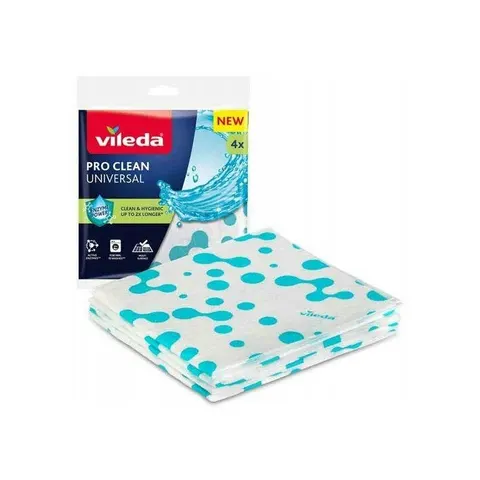VILEDA Ścierka z enzymami PRO CLEAN UNIWERSALNA, 4 szt