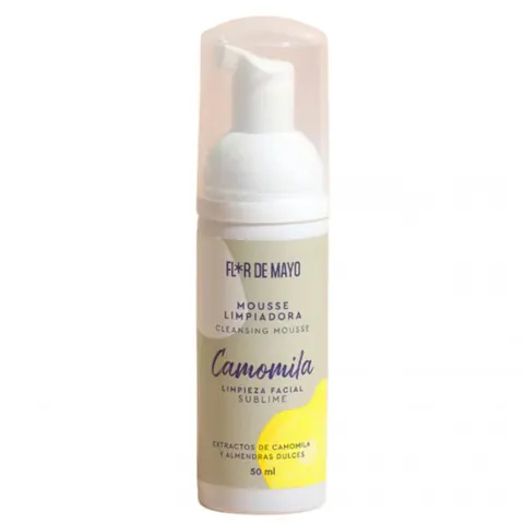 FLOR DE MAYO RUMIANEK Pianka oczyszczająca do mycia twarzy CAMOMILA, 50 ml