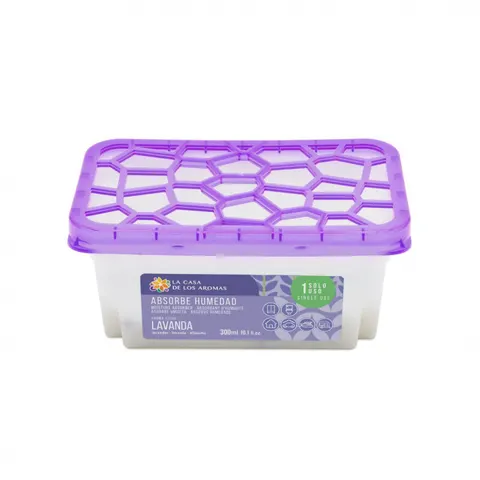 LA CASA DE LOS AROMAS Pochłaniacz wilgoci LAWENDA, 300 ml