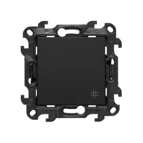 SIMON 24 Łącznik krzyżowy (moduł) 10 AX, 250 V~, szybkozłącza; czarny mat